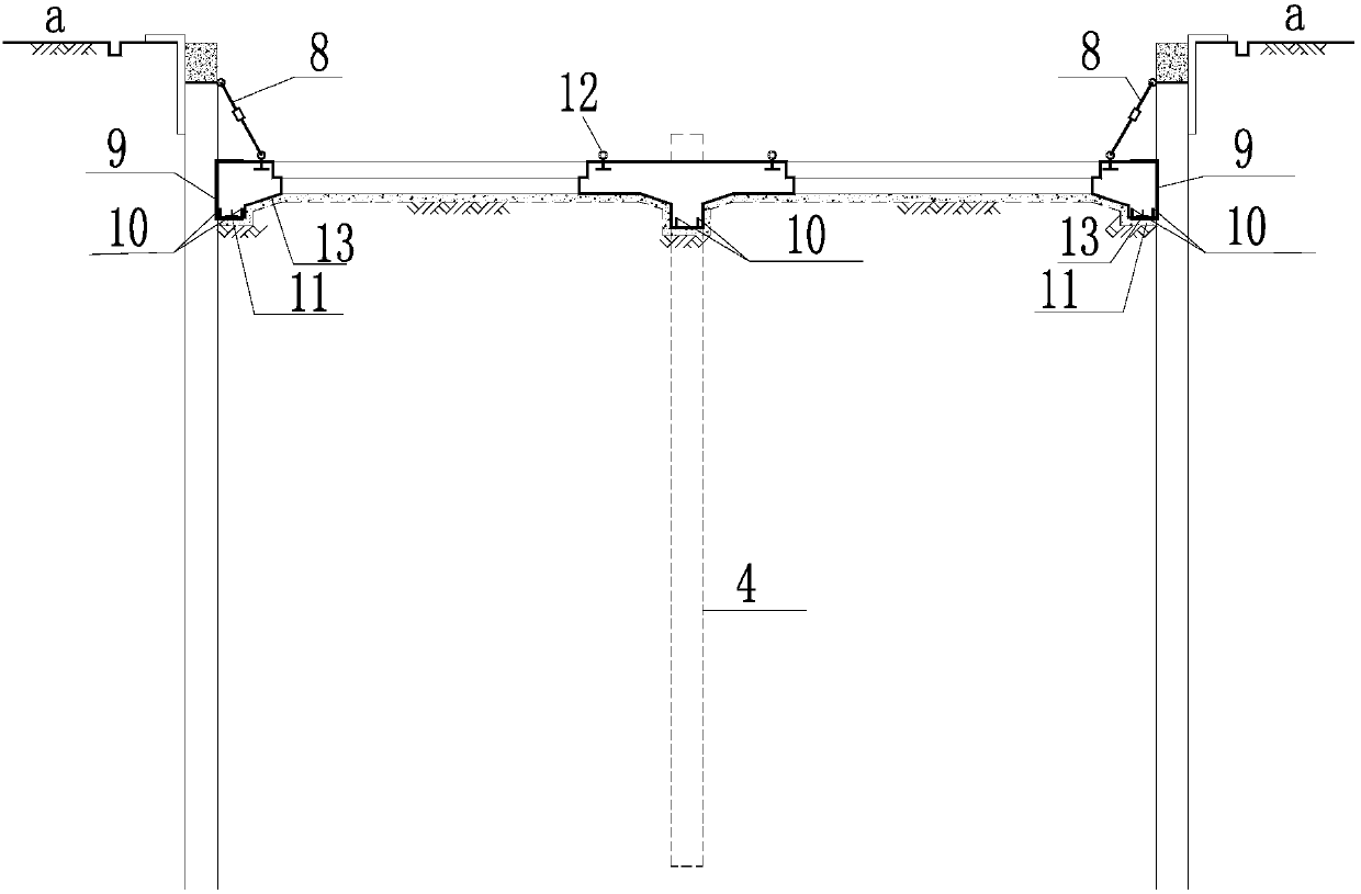 Construction method of a subway station