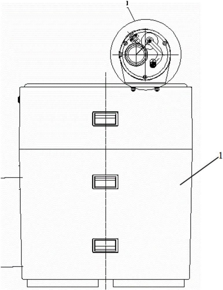 Inertia centrifugal phenomenon presentation device suitable for science popularization venue