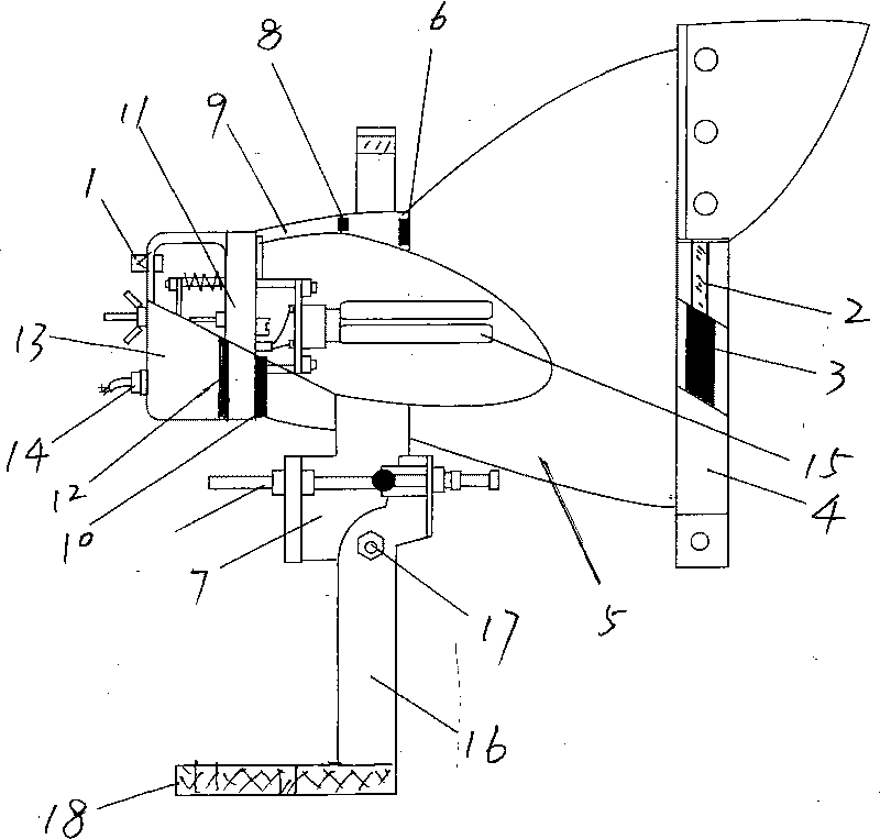 Novel automatic exhaust light projecting lamp