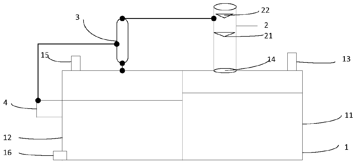 Tail gas treatment device