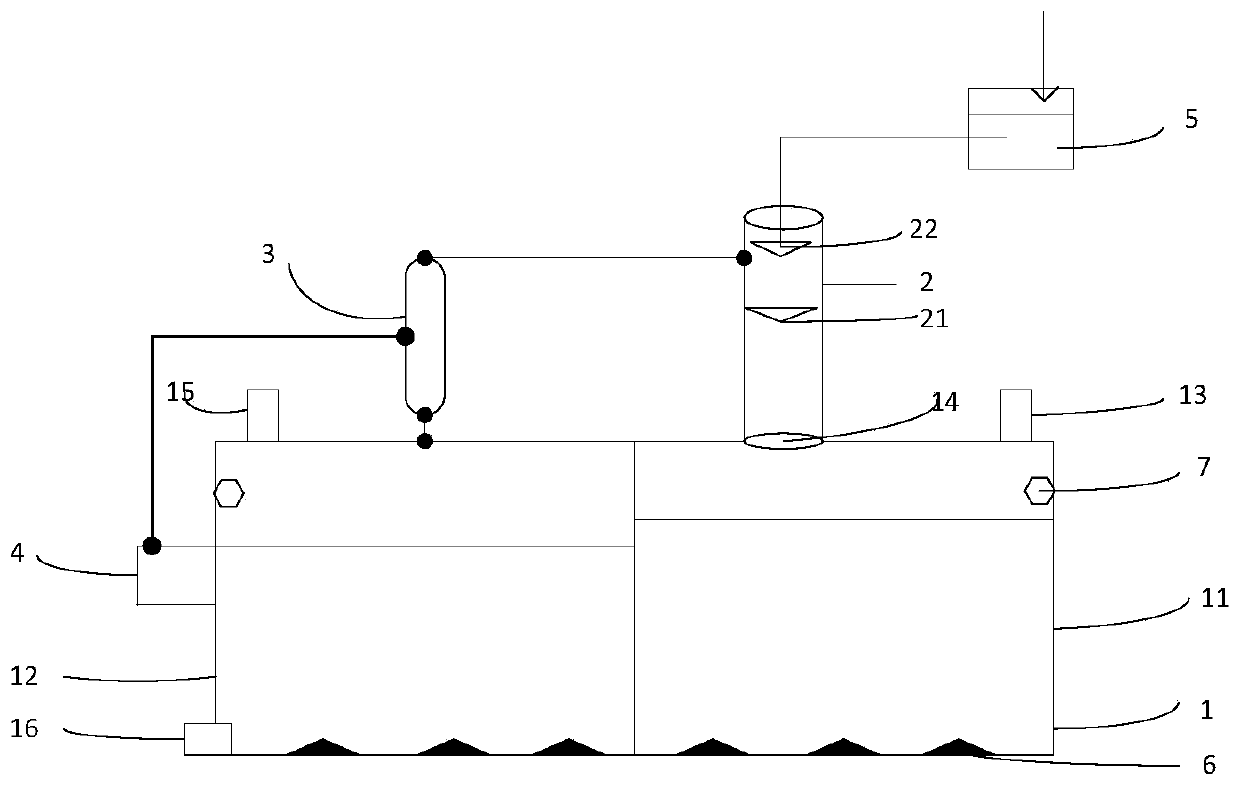 Tail gas treatment device