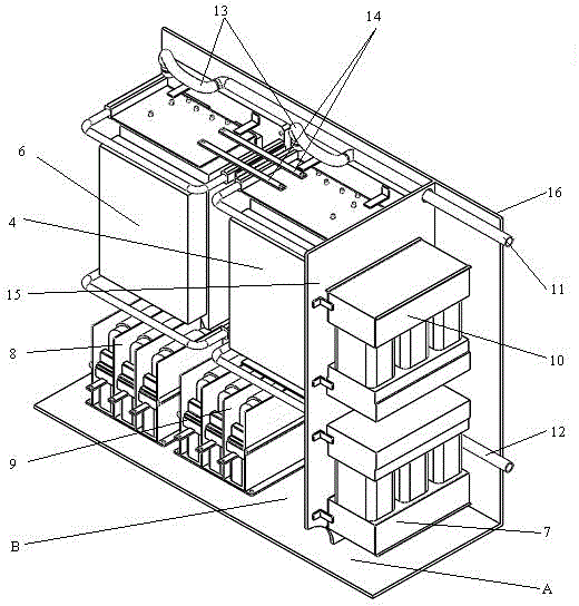 Large-capacity anti-explosion frequency converter applicable to multiple output voltage levels