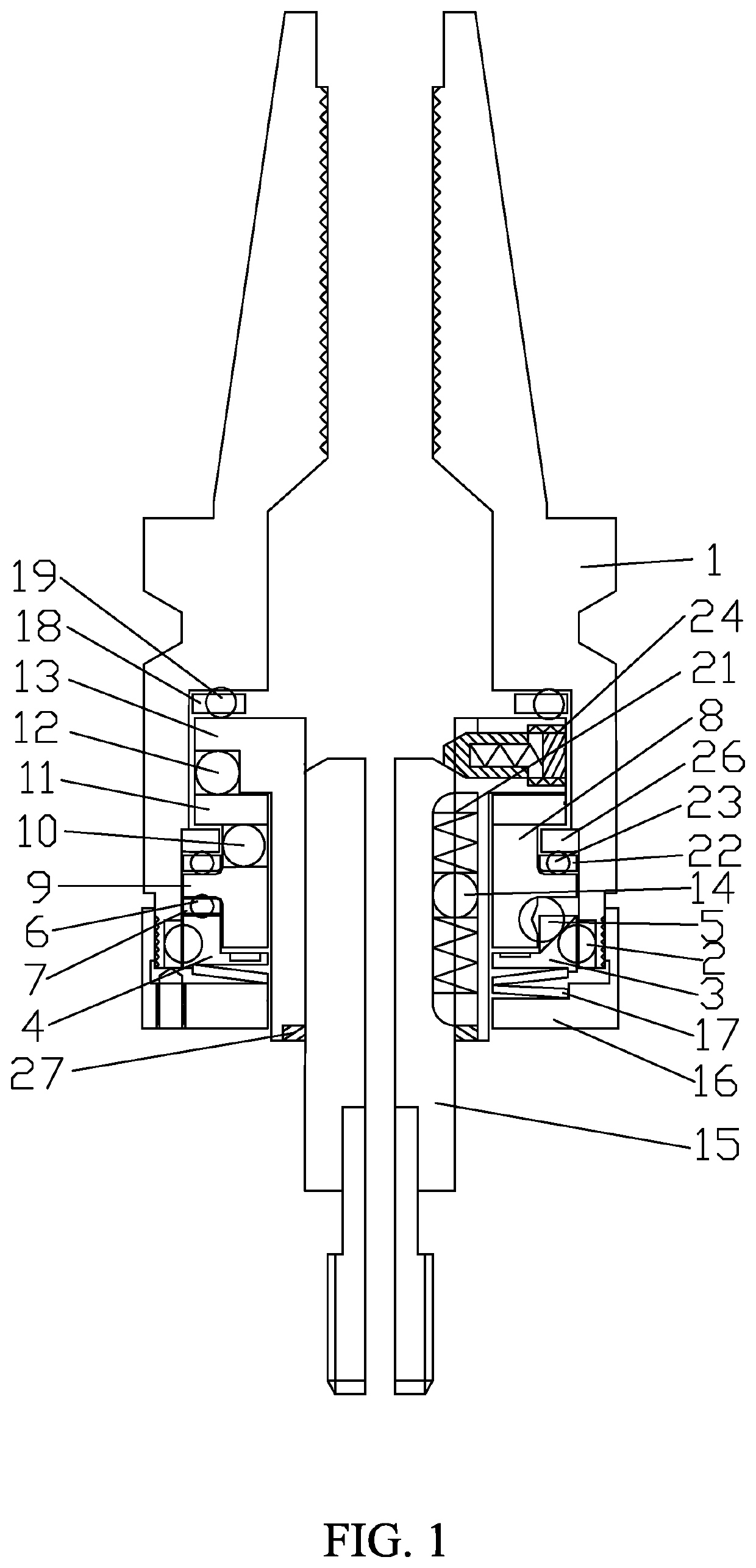 Tapping shank capable of ensuring safety of screw tap