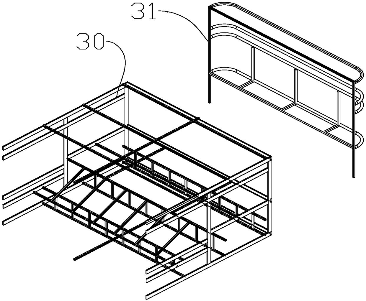 Light-weight magnesium alloy passenger vehicle body framework