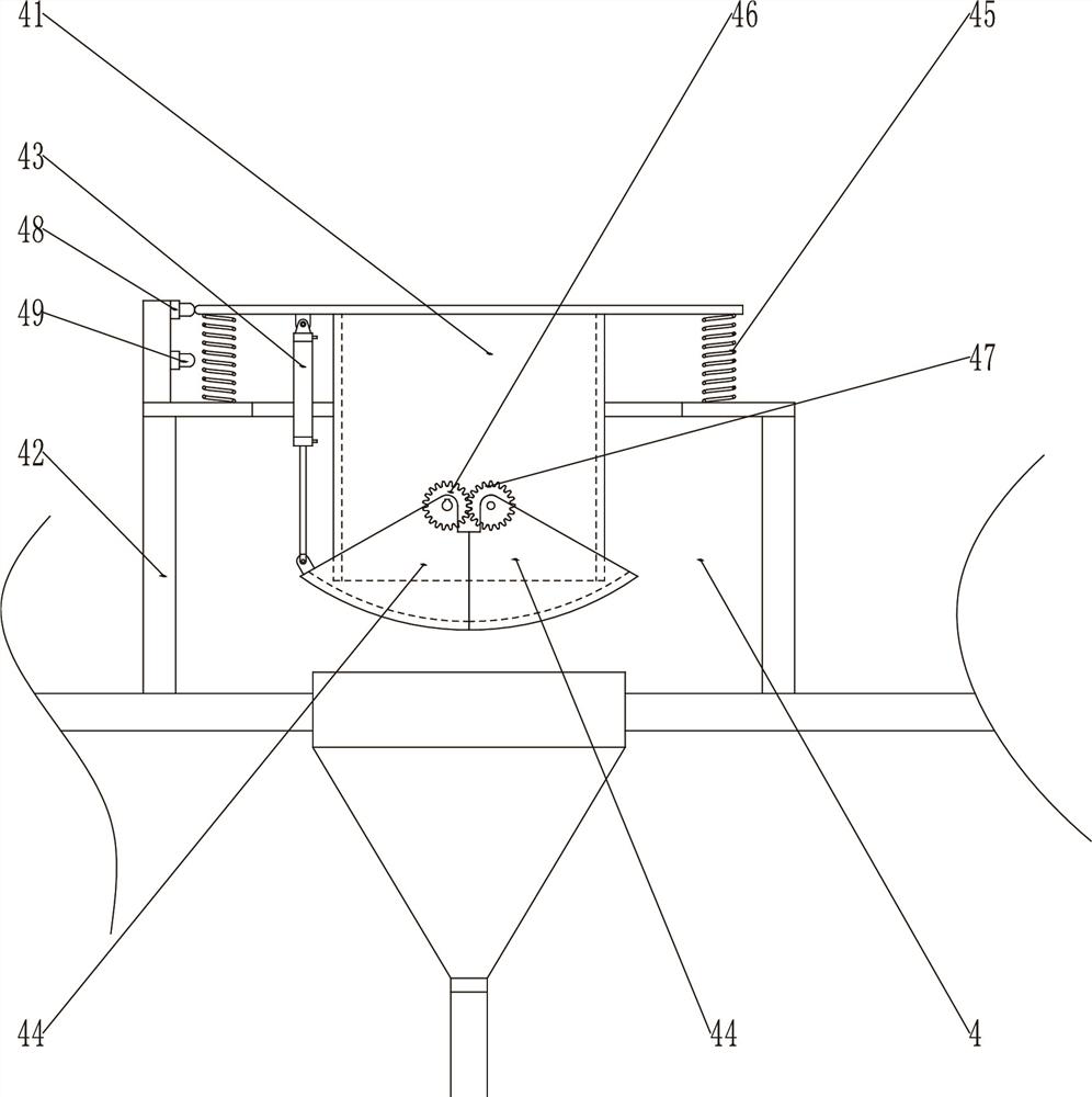 Waste incineration waste gas treatment equipment and its use method