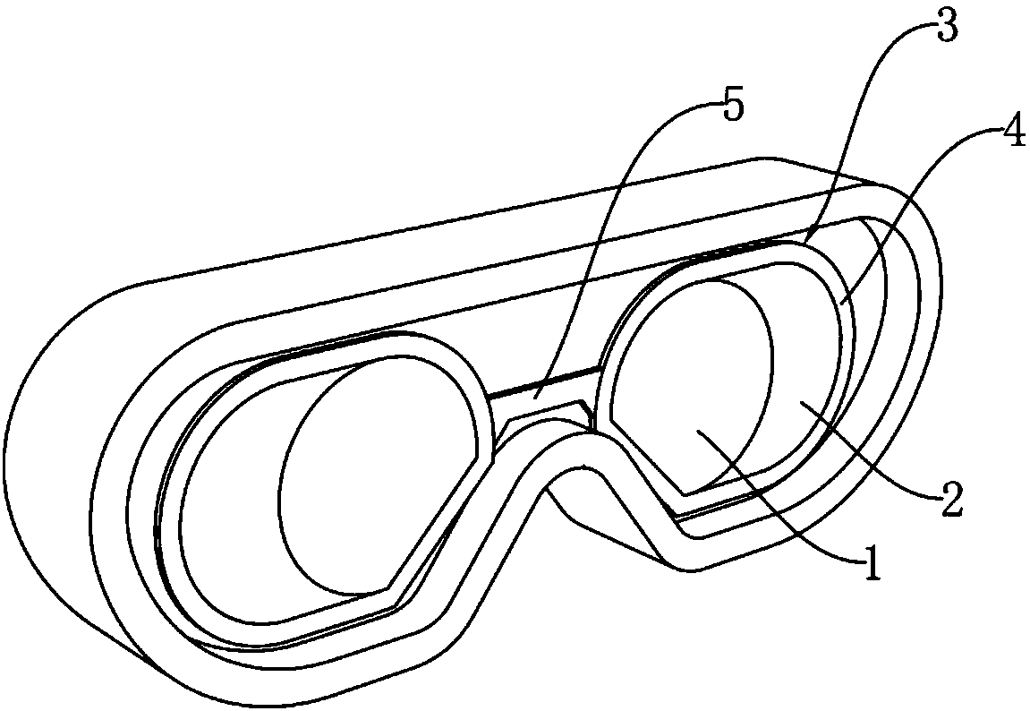 Eyepiece and spectacles equipped with eyepieces