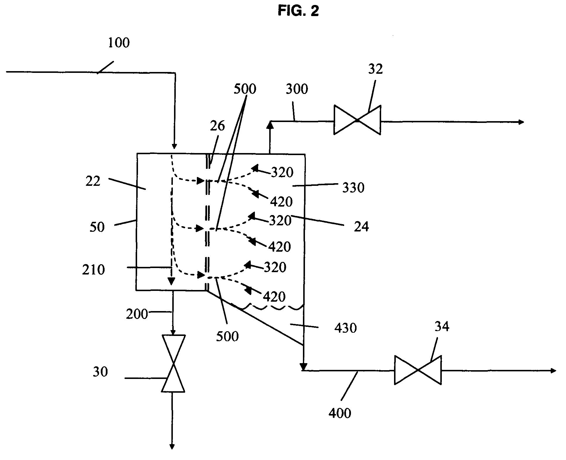 Process for separating components of a multi-component feed stream