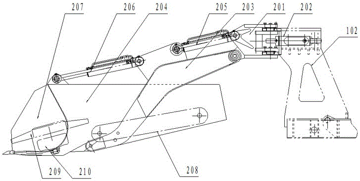 Automatic crawler-type loading shovel