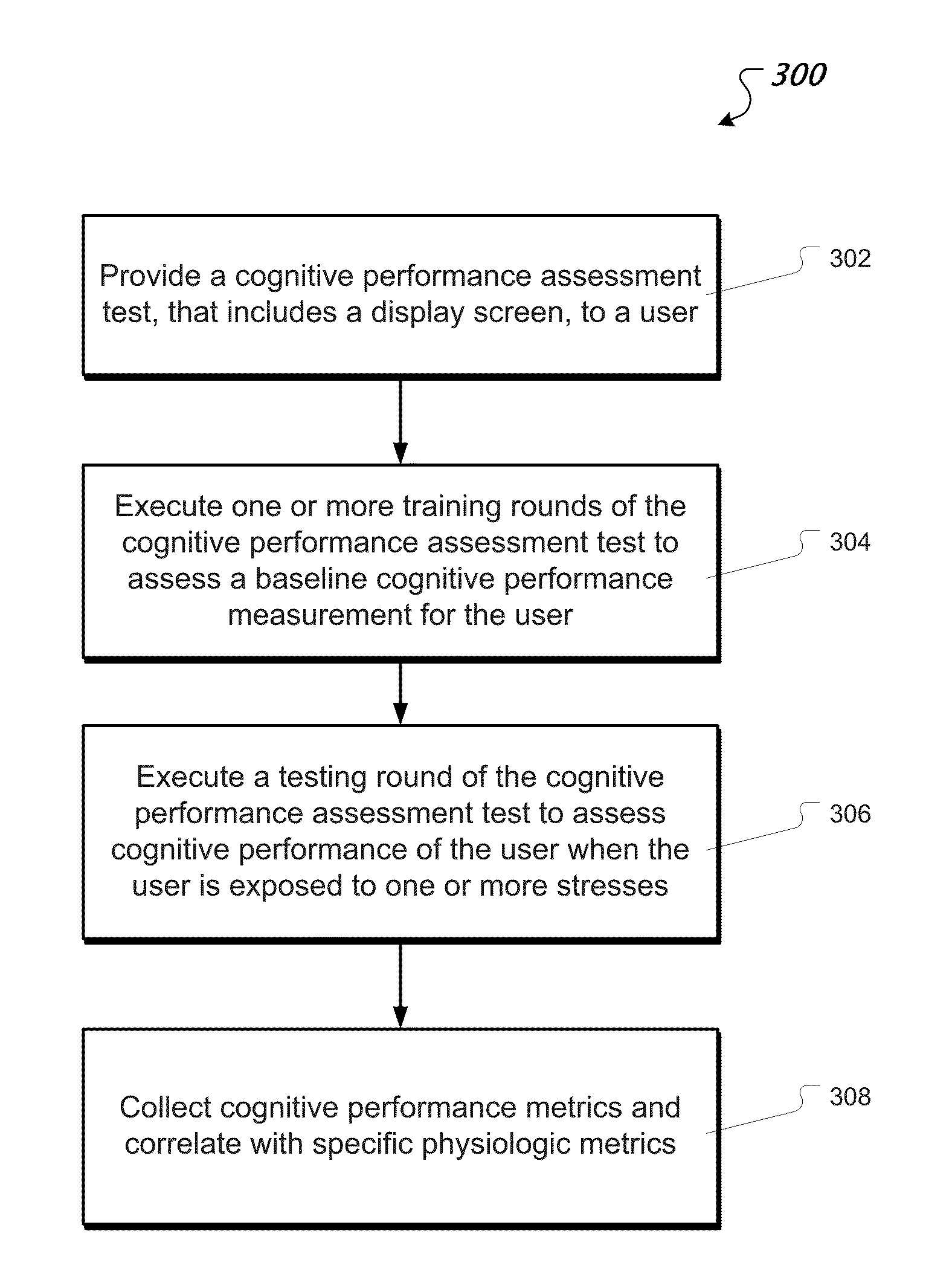 Cognitive performance assessment test