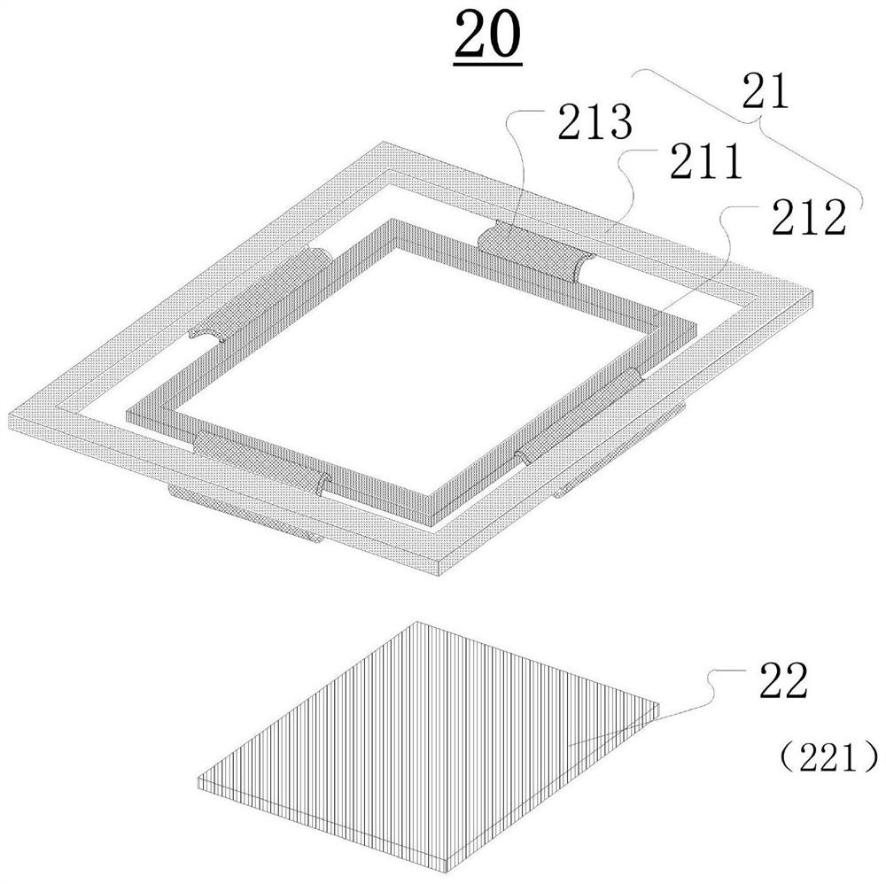 Heat dissipation assembly, display device and assembling method of display device