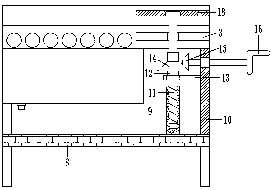 Heat preservation board waste chip processing device