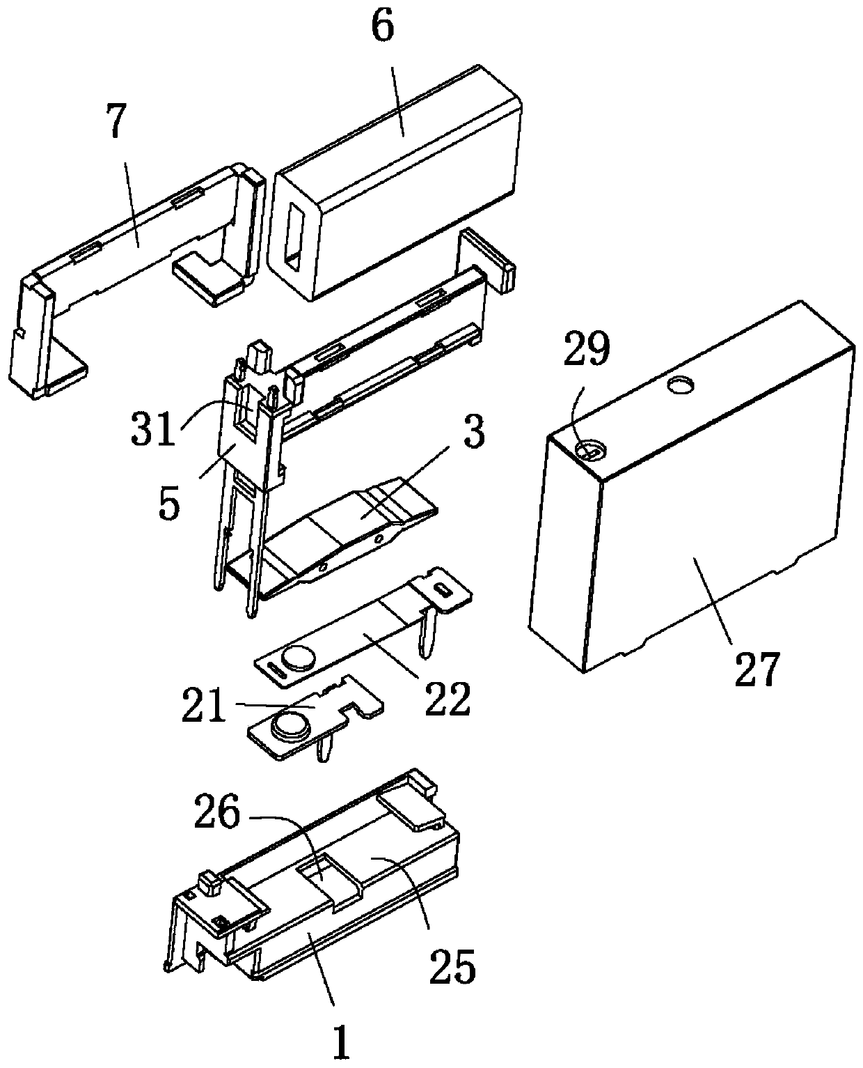 Structure improved relay