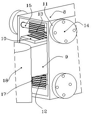 Water surface fishing type mechanical arm