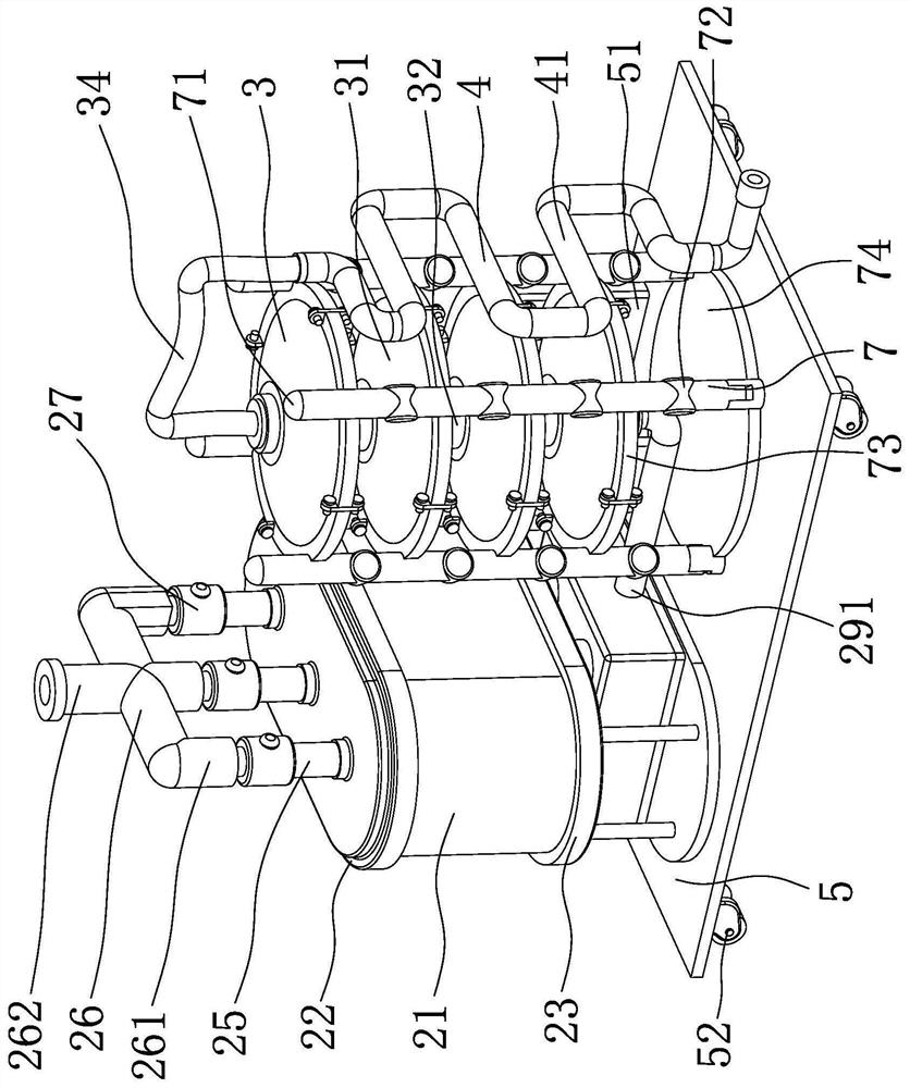 Movable air cooling and filtering device and use method