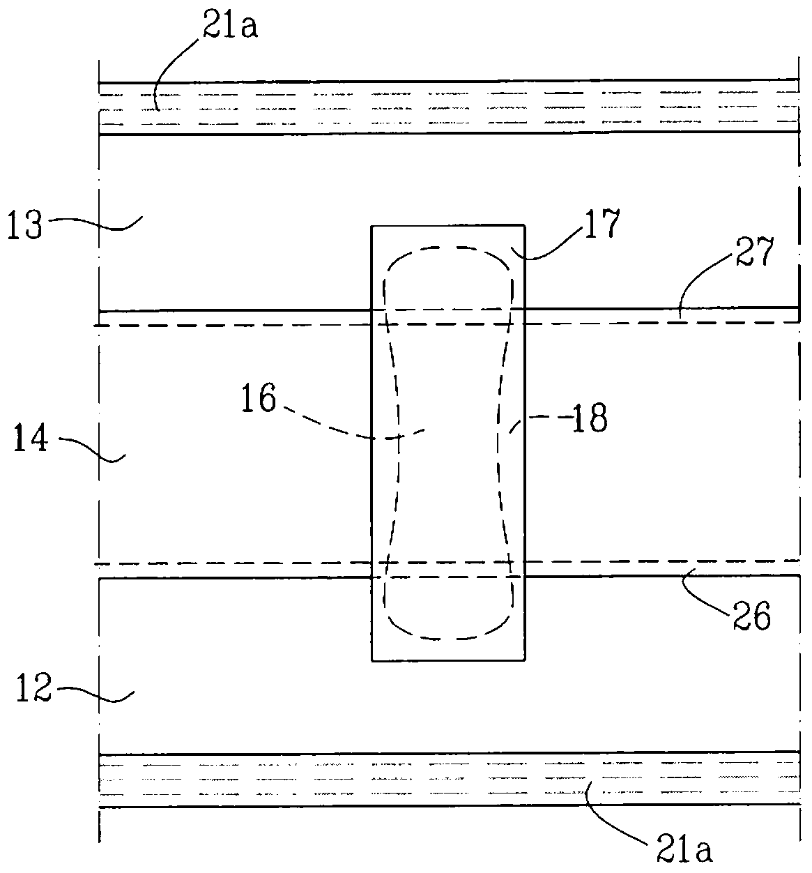 Absorbent boxer shorts with expanded crotch panel and method of making thereof