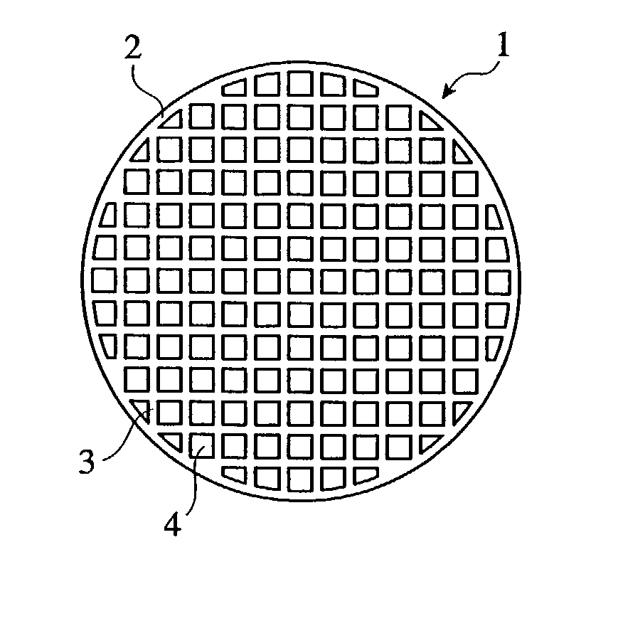 Ceramic honeycomb filter and its structure