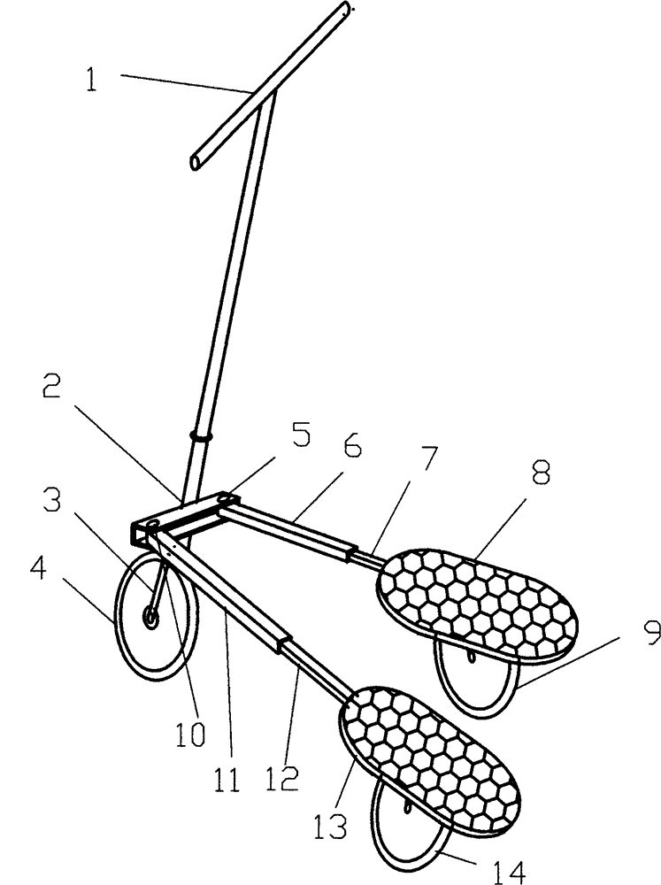 Scooter provided with slide pedals