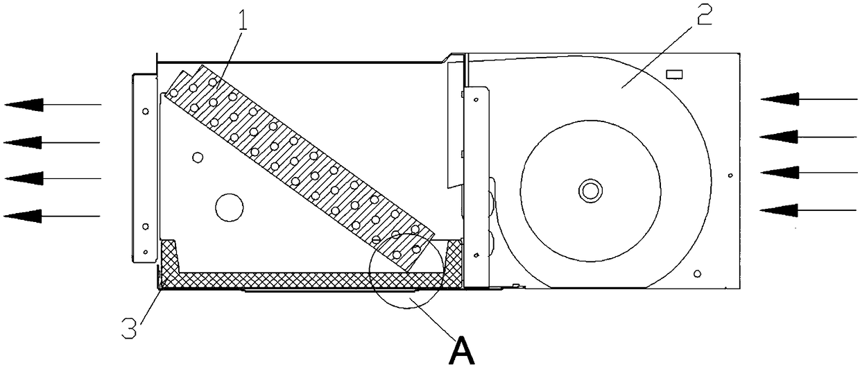 Water receiving device and air conditioner indoor unit with device