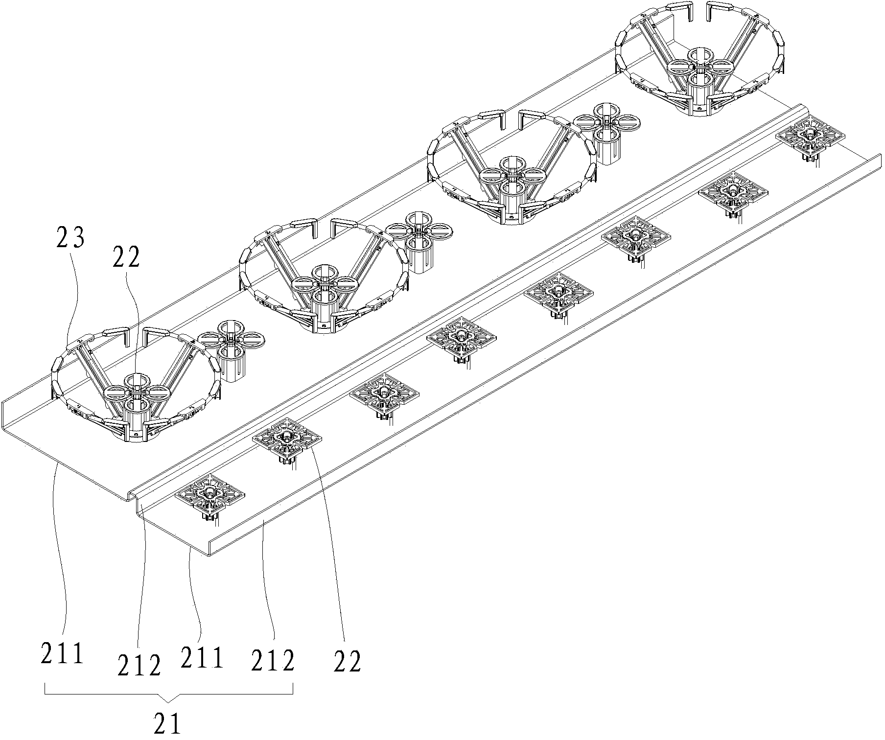 Exhaust pipe type embellished antenna