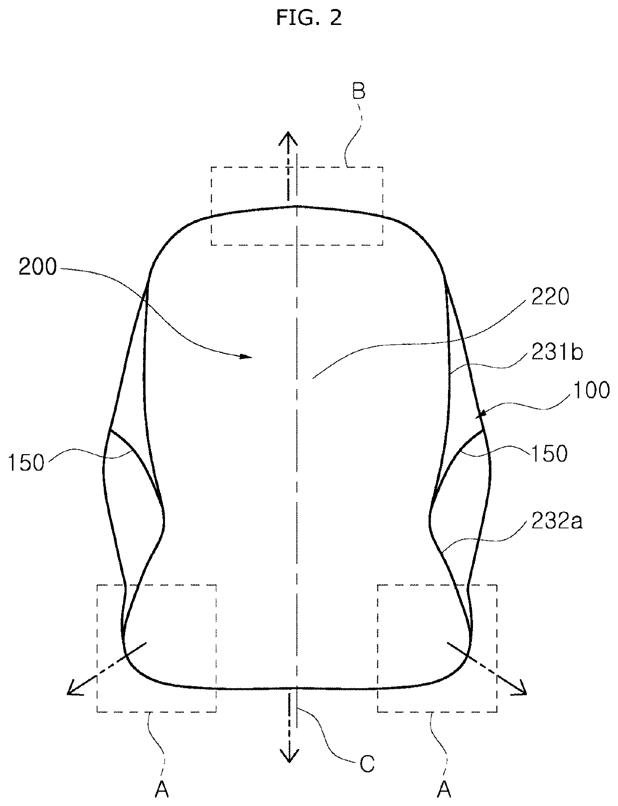 Cushion of airbag apparatus