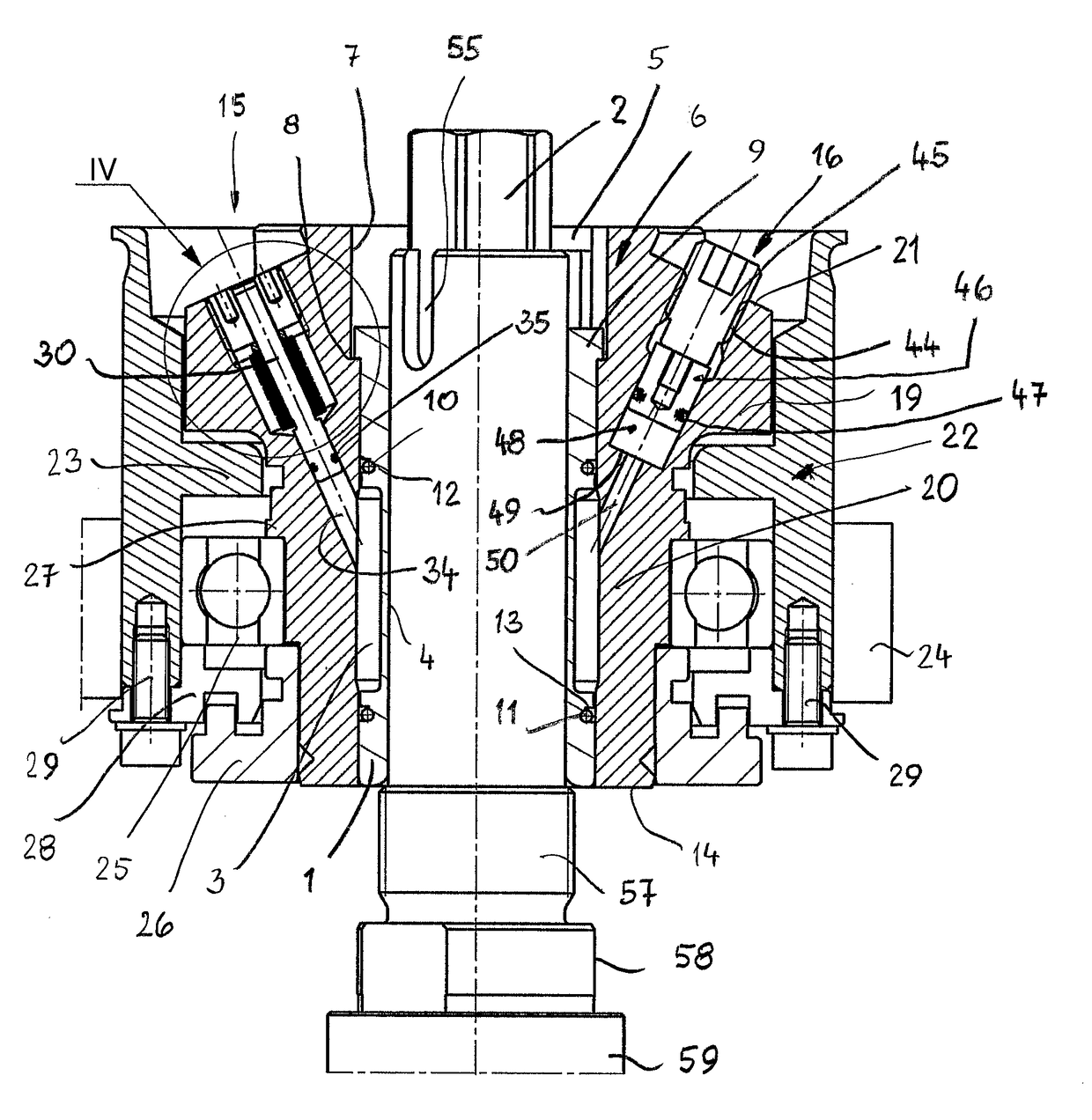 Counter Bearing for Machining Spindles of Machine Tools and Method for Clamping Counter Bearings and Tools