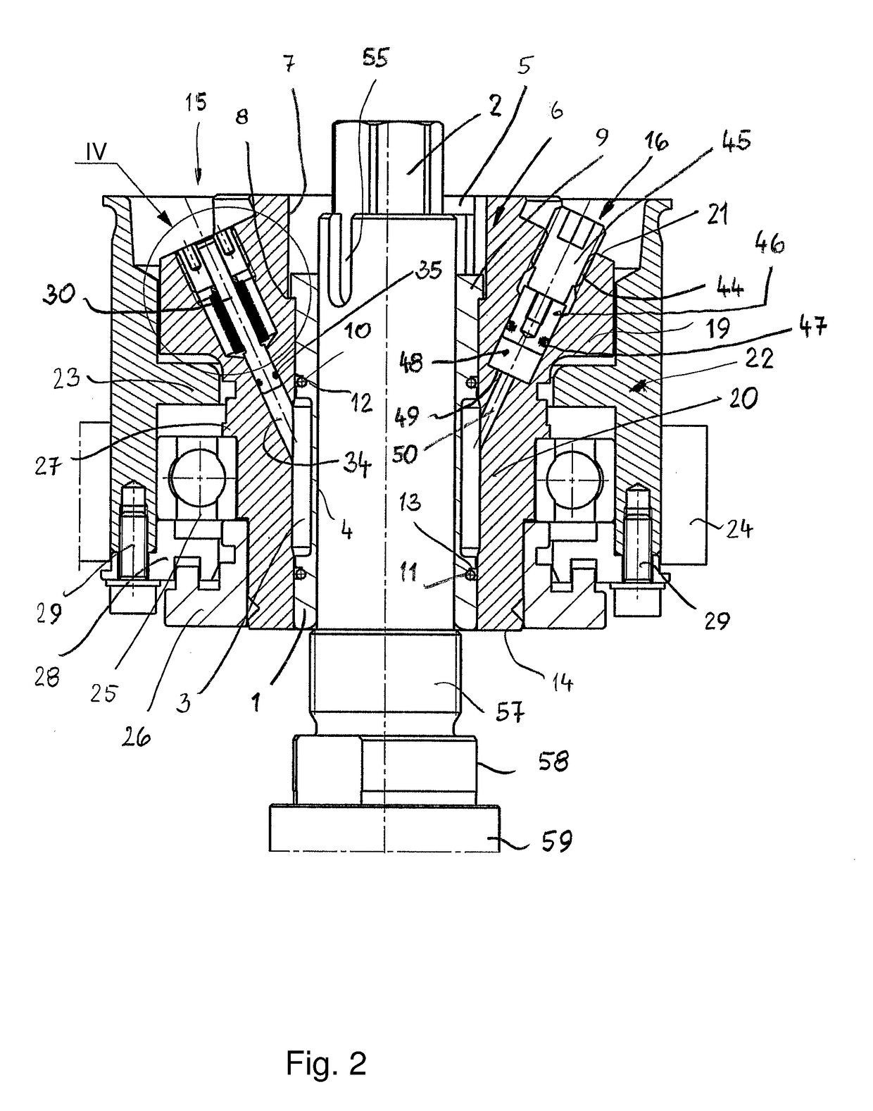 Counter Bearing for Machining Spindles of Machine Tools and Method for Clamping Counter Bearings and Tools