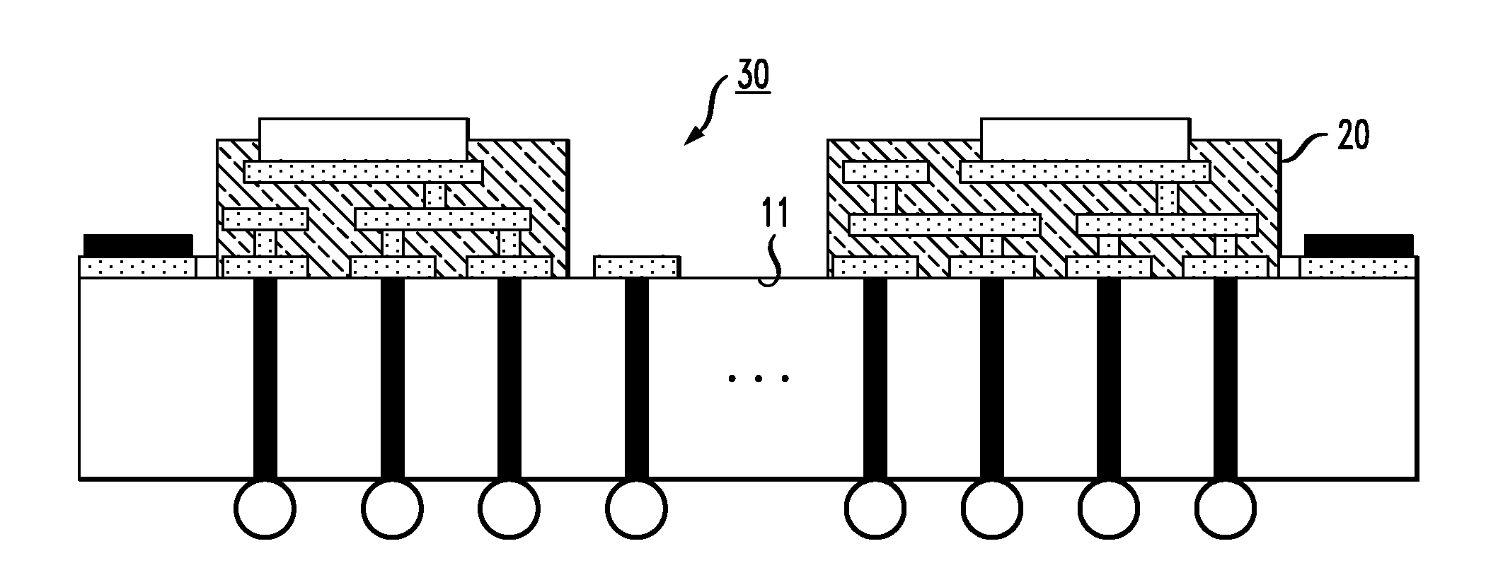 Wafer scale packaging platform for transceivers