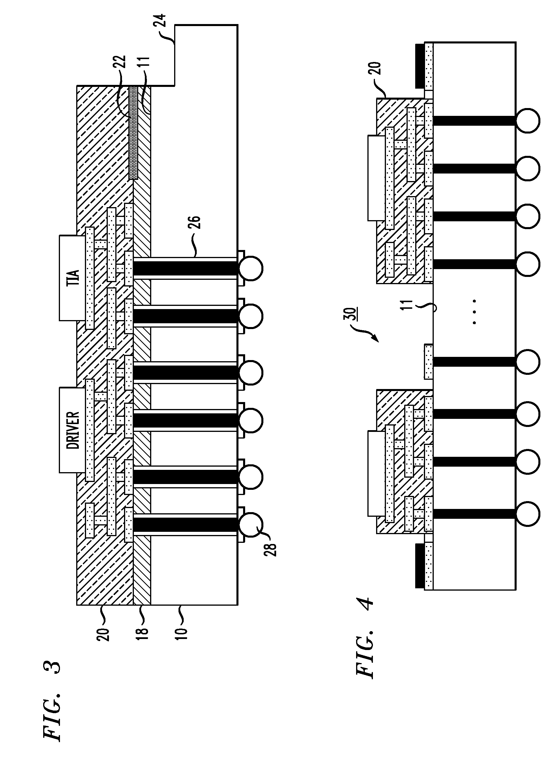 Wafer scale packaging platform for transceivers