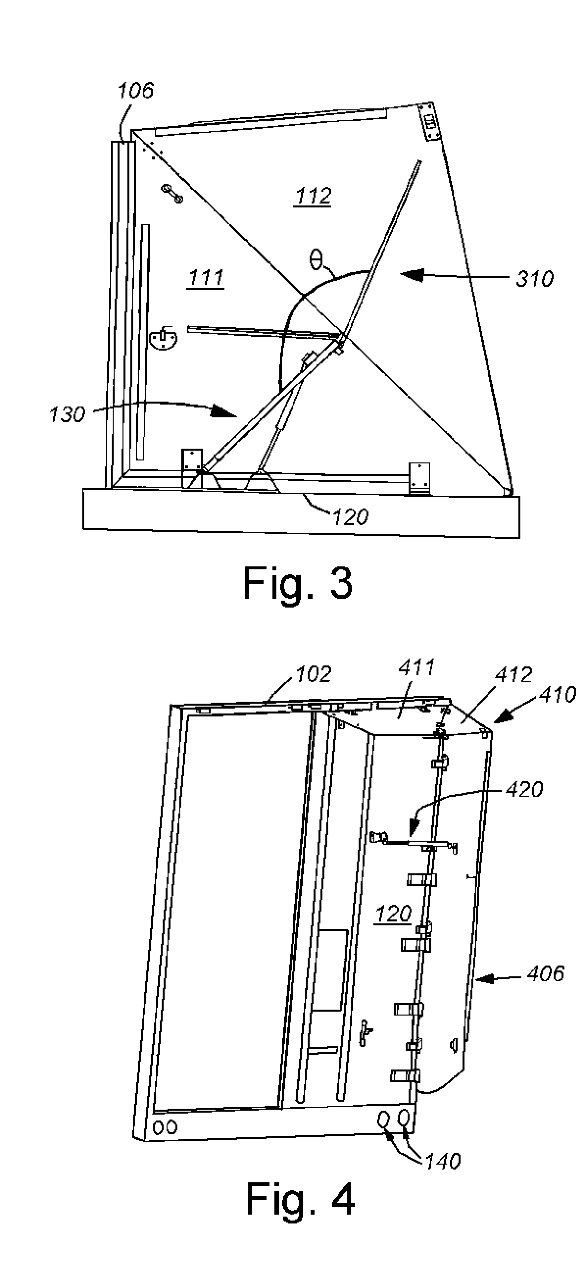 Rear-mounted aerodynamic structures for cargo bodies