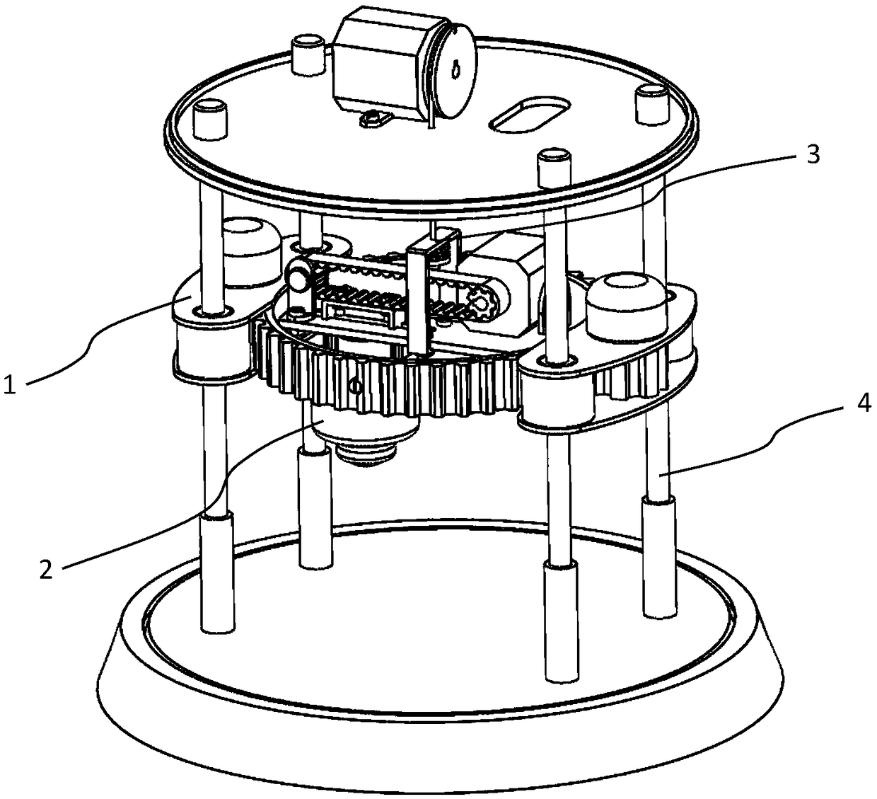 3D printer based on cylindrical coordinate system