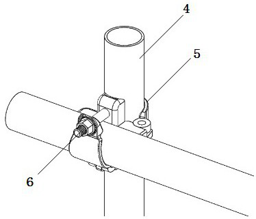 Polygonal double-layer frame airbag underwater piling noise reduction and dust prevention device