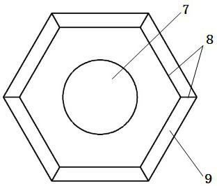 Polygonal double-layer frame airbag underwater piling noise reduction and dust prevention device