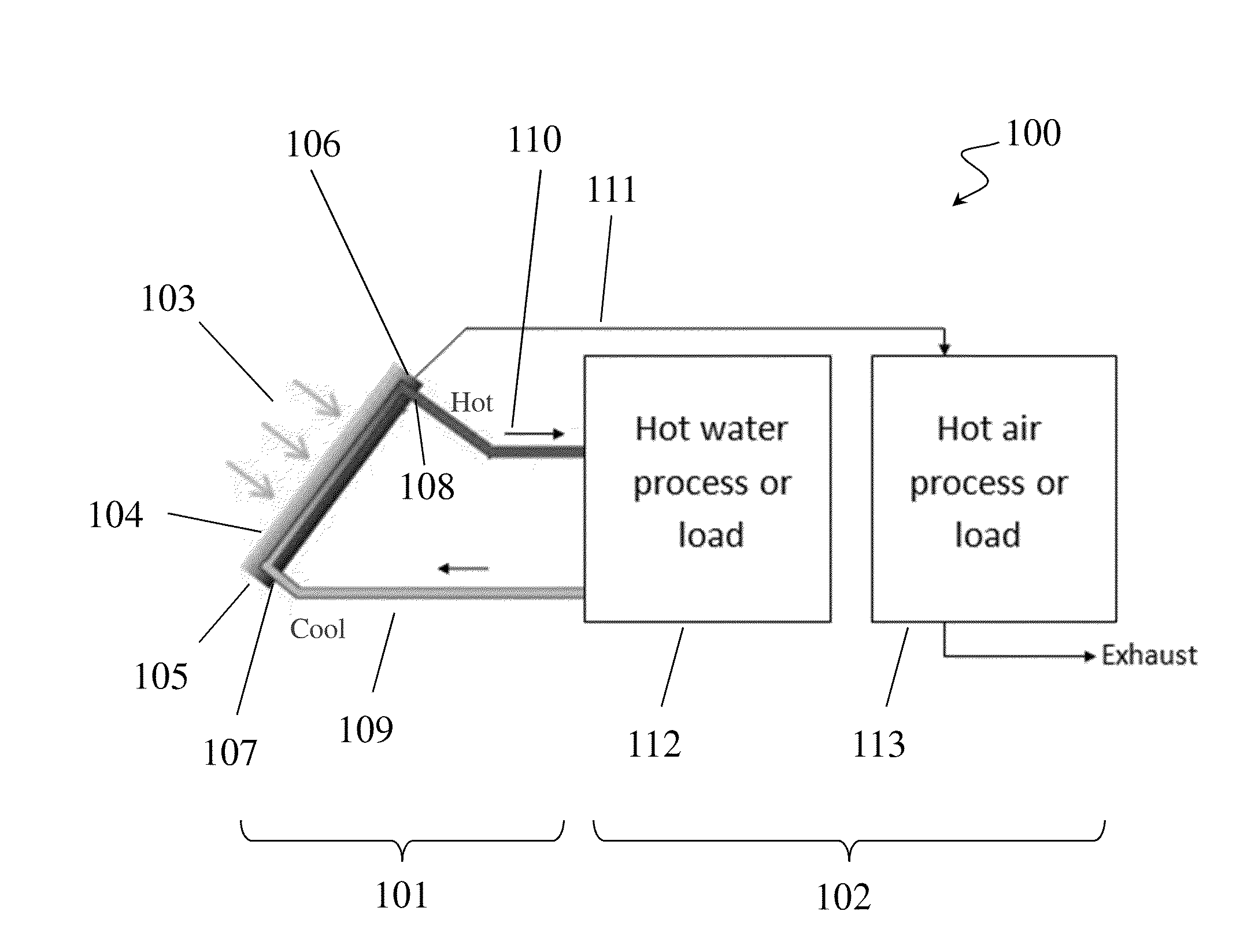 Liquid-air transpired solar collectors