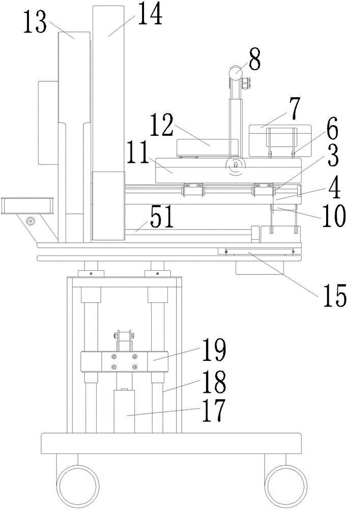 Six-dimensional cervical vertebra bonesetting, traction and rehabilitation system