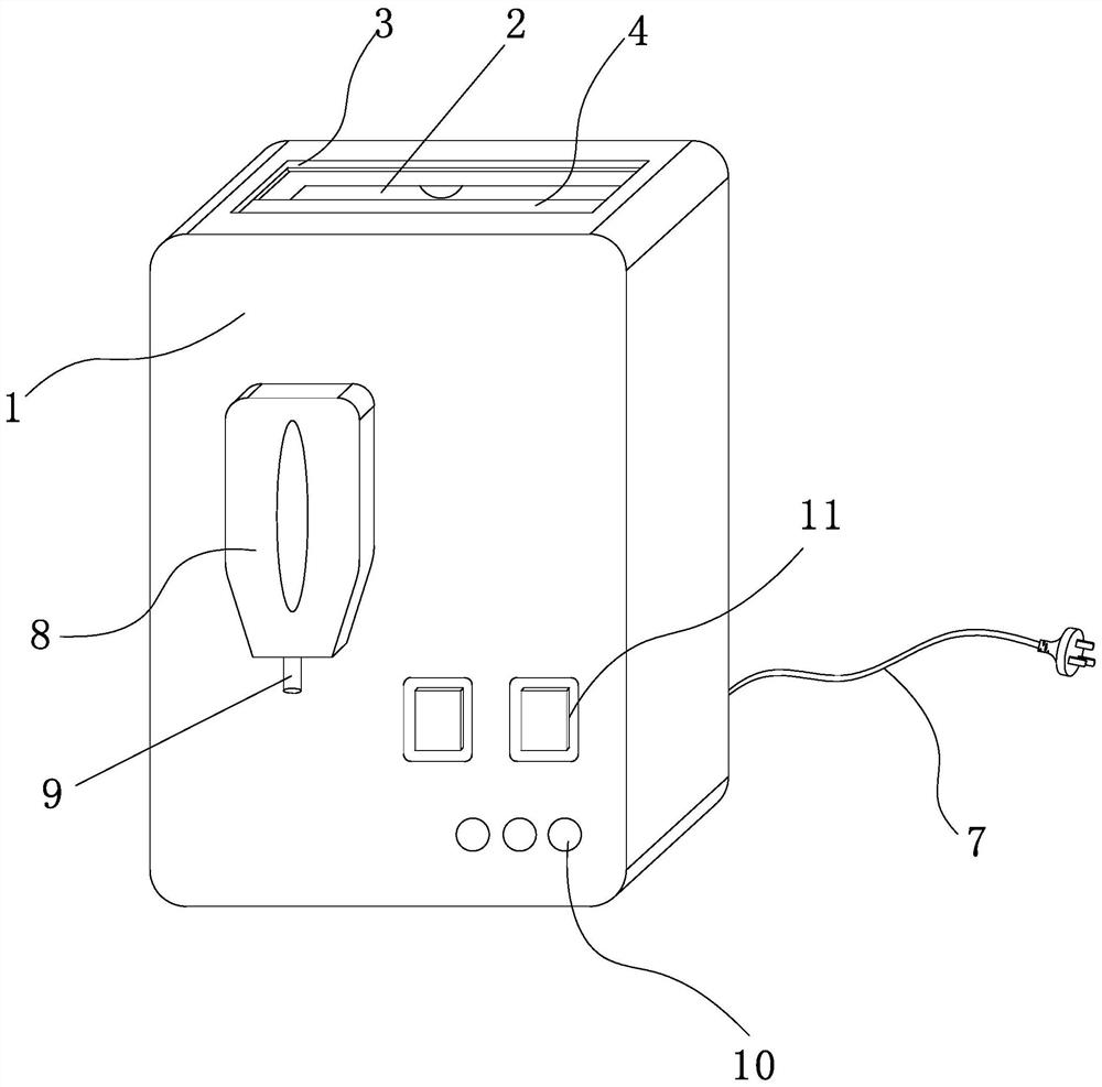 Public mobile phone disinfection box