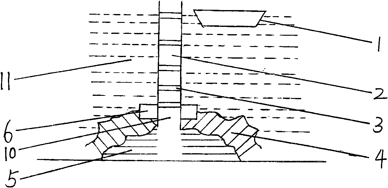 Building method of mineshaft for exploring natural gas hydrate