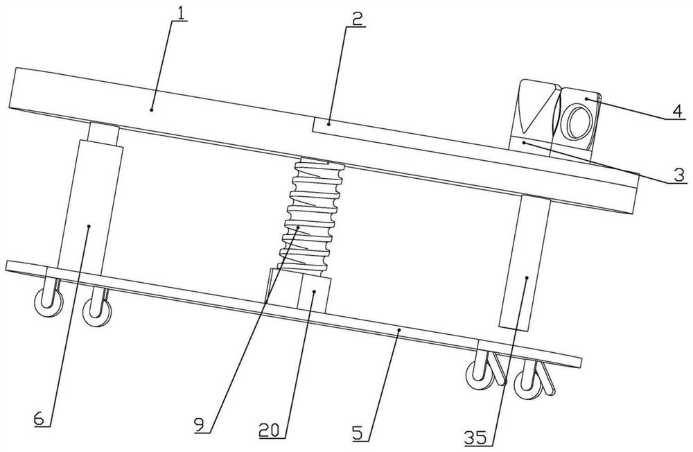 Bronchoscope interventional therapy auxiliary device for pneumology department