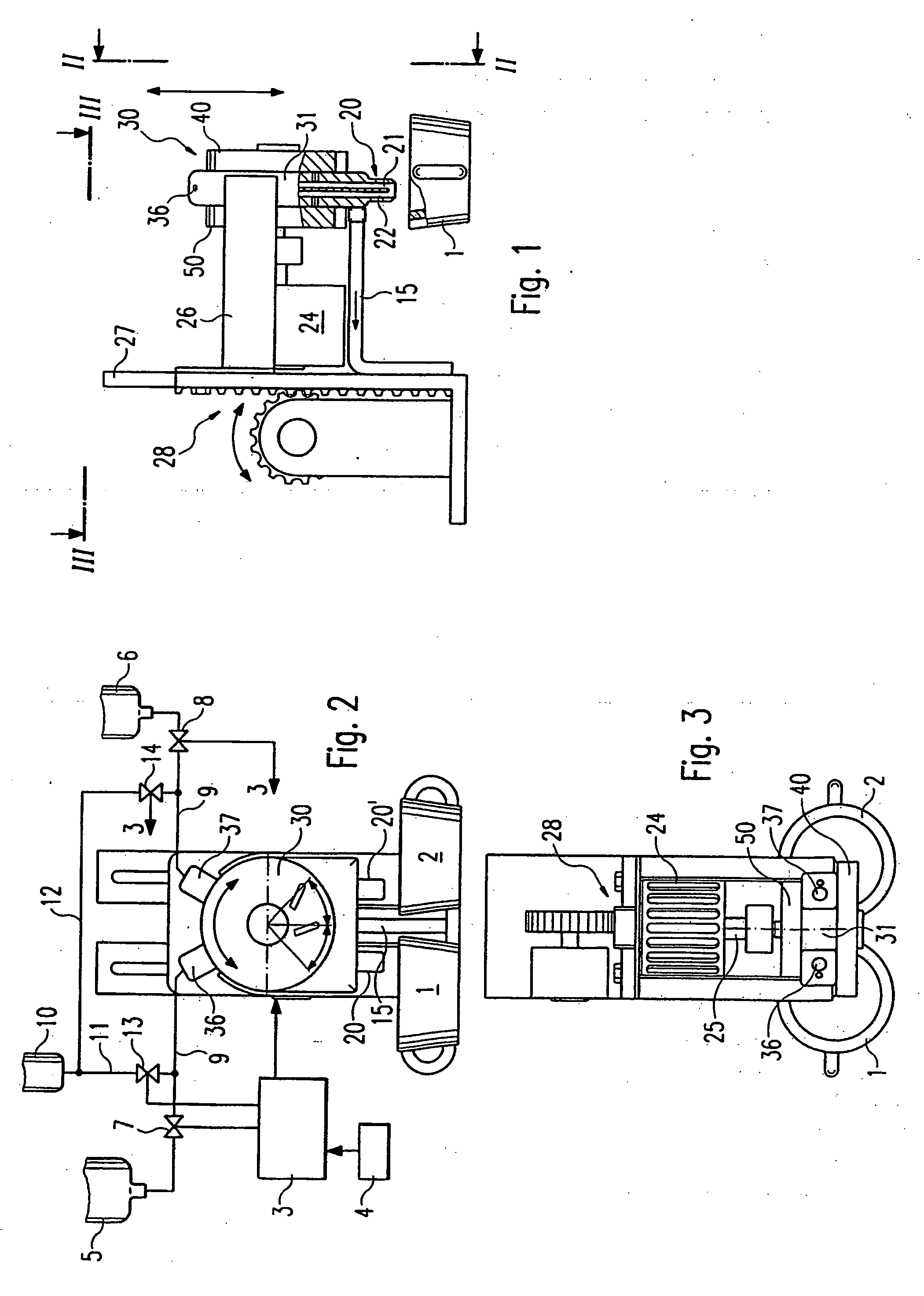 Dispensing device for drinks