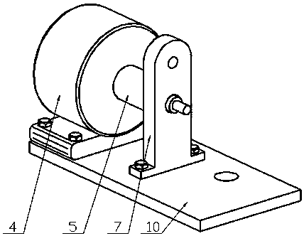 Comprehensive experiment teaching tool of hinge four-bar mechanism