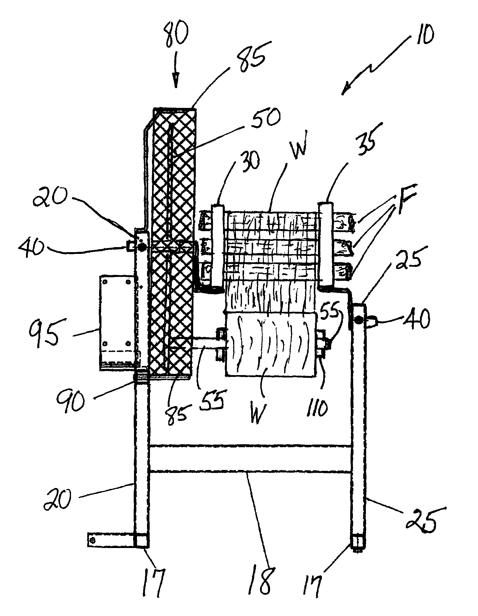 Firewood bundler device