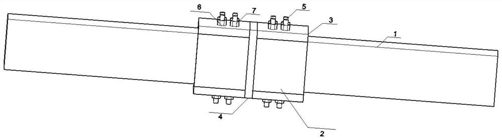 Building structure key component connecting joint and construction method thereof