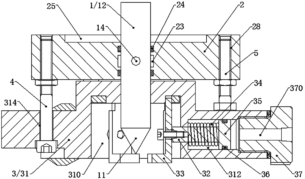 Numerical control grinding machine pneumatic clamp for gear grinding