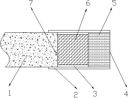 Wadding wire composite filter stick for cigarettes and filter tip thereof