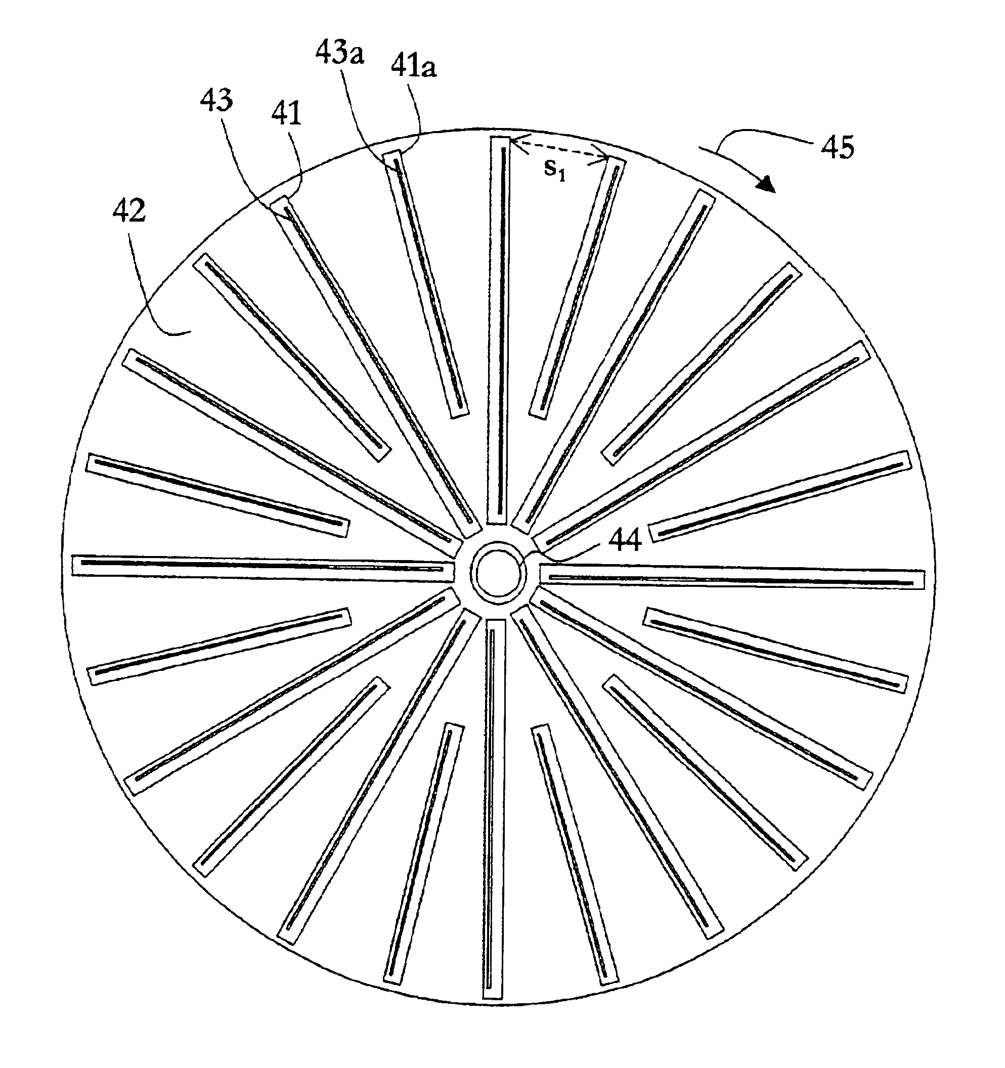 Radiation detector arrangement