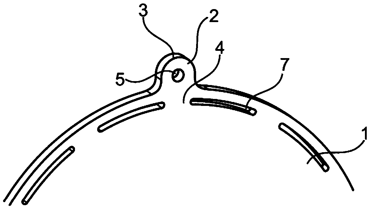 Flexible area of ​​the plate in the double clutch for recalibration of parallelism