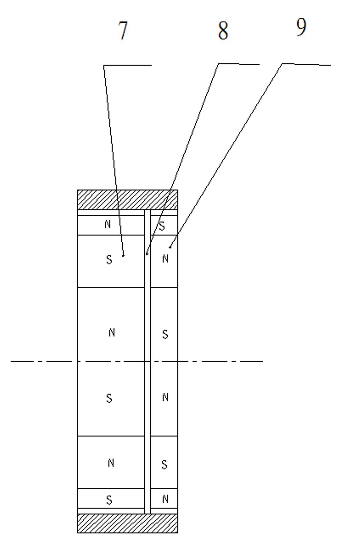 Permanent-magnet variable-speed hub motor with complementing excitation rotor