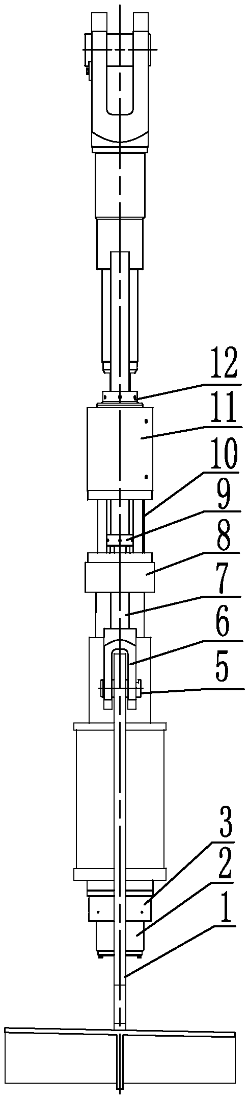 Anchor tension plate type anchoring structure cable and tensioning construction method thereof