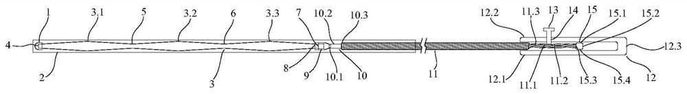 Thrombus extraction system for treating large-size thrombus and use method thereof