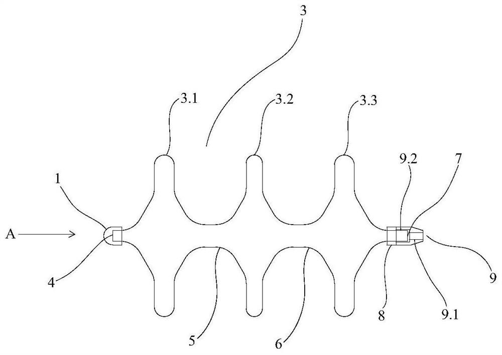 Thrombus extraction system for treating large-size thrombus and use method thereof