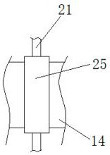 Mixing device and mixing method for layered feeding in feed production